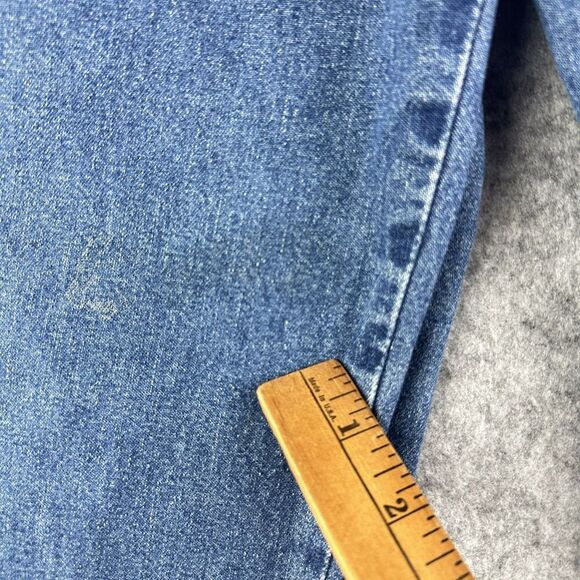 VTG Pepe Bareback Jeans Womens 29 Wide Leg High Rise 90s Y2K Grunge Made in USA* - Picture 4 of 16